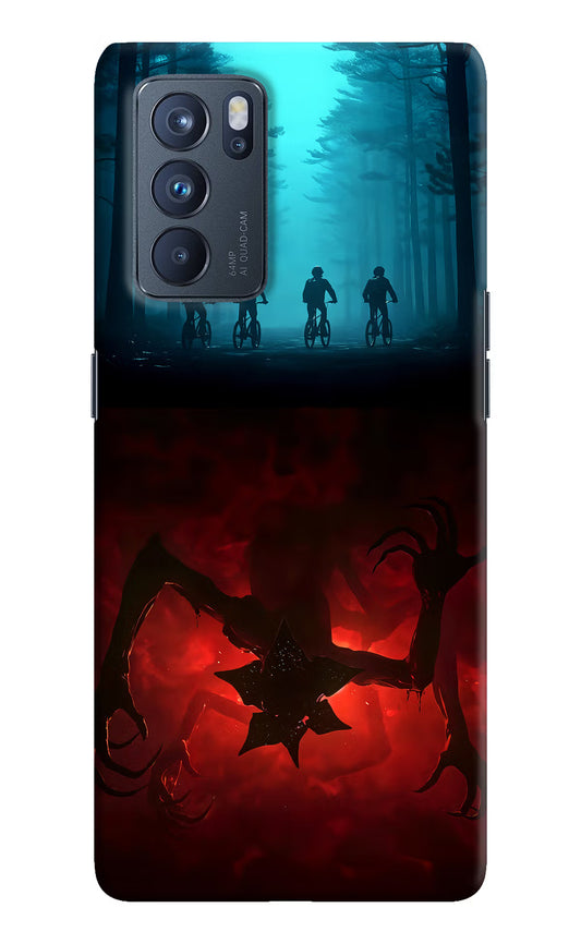 Ordinary Things Downside Up Oppo Reno6 Pro 5G Hard Case Back Cover by Casekaro