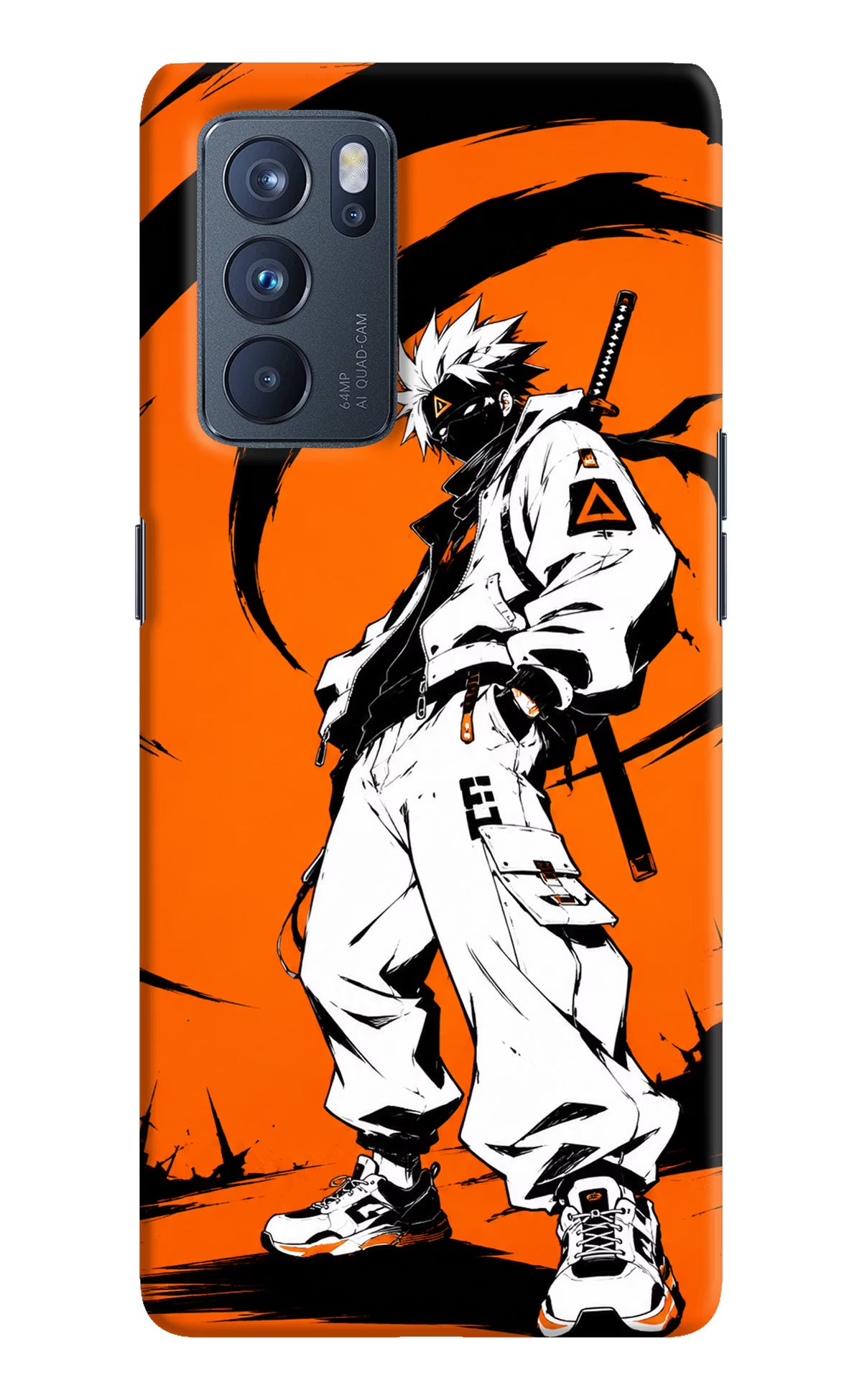 Street Samurai  Oppo Reno6 Pro 5G Hard Case Back Cover by Casekaro