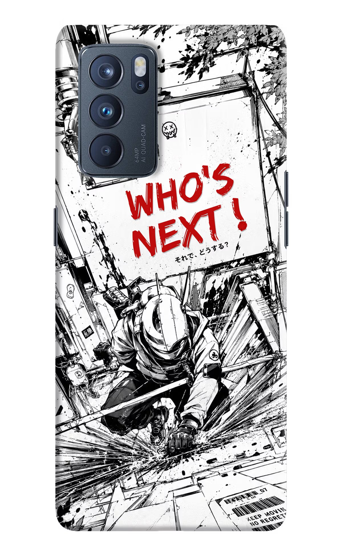 Who's Next Oppo Reno6 Pro 5G Hard Case Back Cover by Casekaro