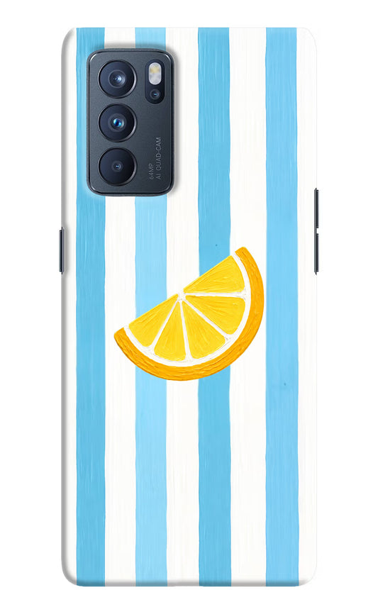 Summer Lemon Oppo Reno6 Pro 5G Hard Case Back Cover by Casekaro
