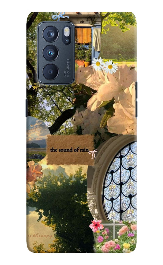 Rain Oppo Reno6 Pro 5G Hard Case Back Cover by Casekaro