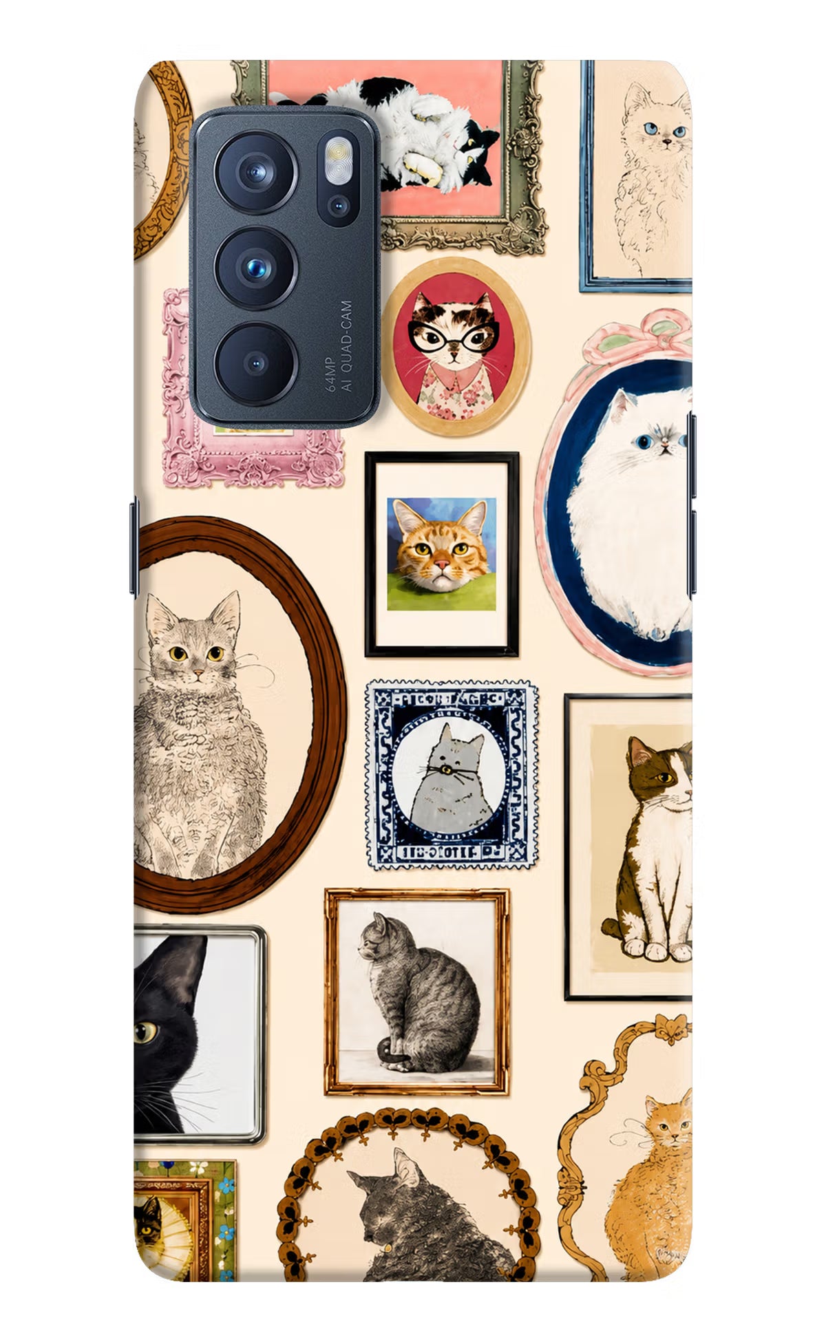 Mirror Cats Oppo Reno6 Pro 5G Back Cover