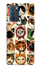 Cool Cat Oppo Reno6 Pro 5G Hard Case Back Cover by Casekaro