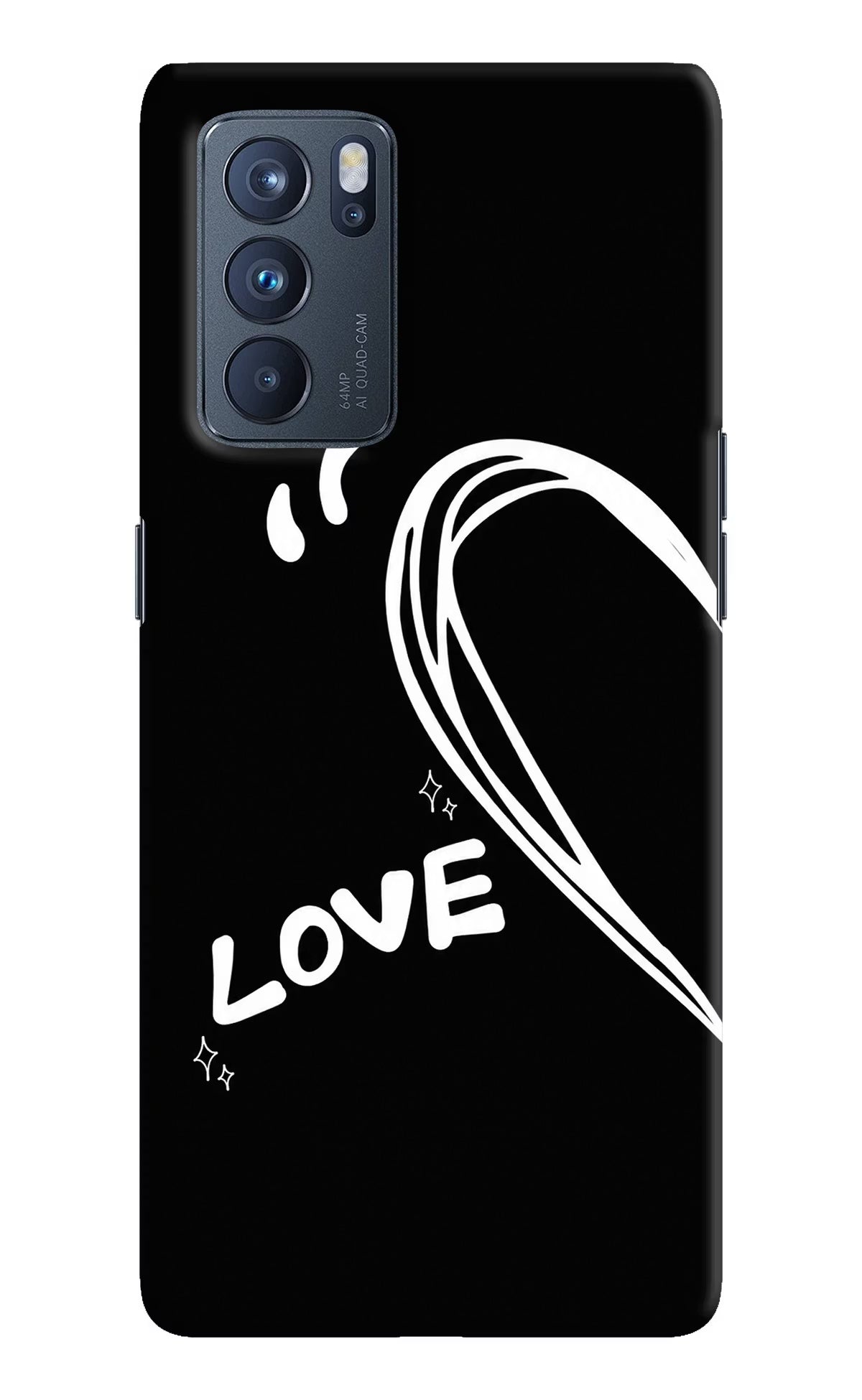 Love Line Oppo Reno6 Pro 5G Back Cover