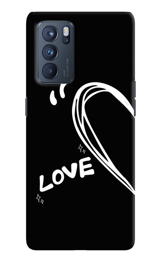 Love Line Oppo Reno6 Pro 5G Hard Case Back Cover by Casekaro