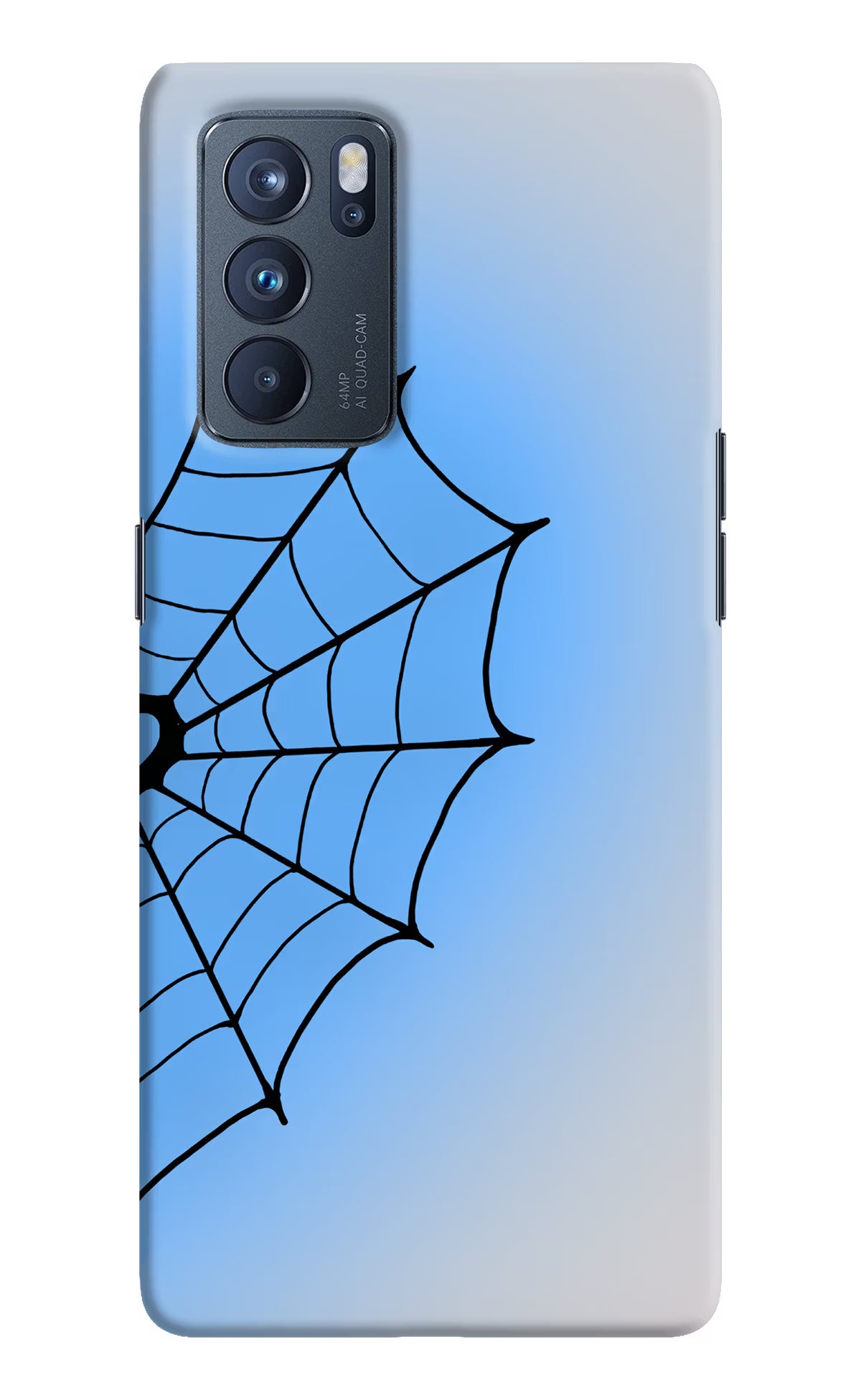 Blue Web Oppo Reno6 Pro 5G Back Cover