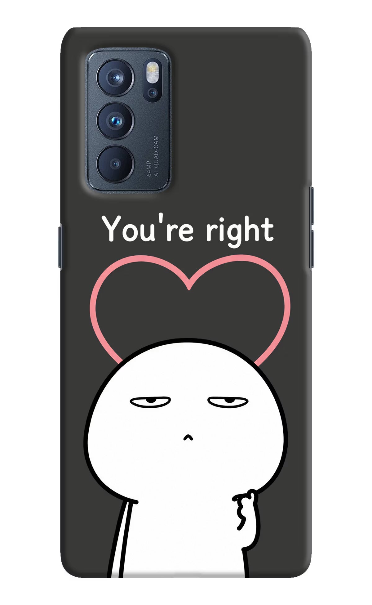 You're Right Oppo Reno6 Pro 5G Back Cover