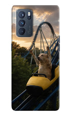Rollercoaster Dog Oppo Reno6 Pro 5G Hard Case Back Cover by Casekaro