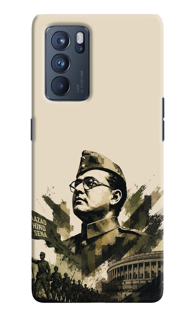 Netaji Rising Oppo Reno6 Pro 5G Hard Case Back Cover by Casekaro