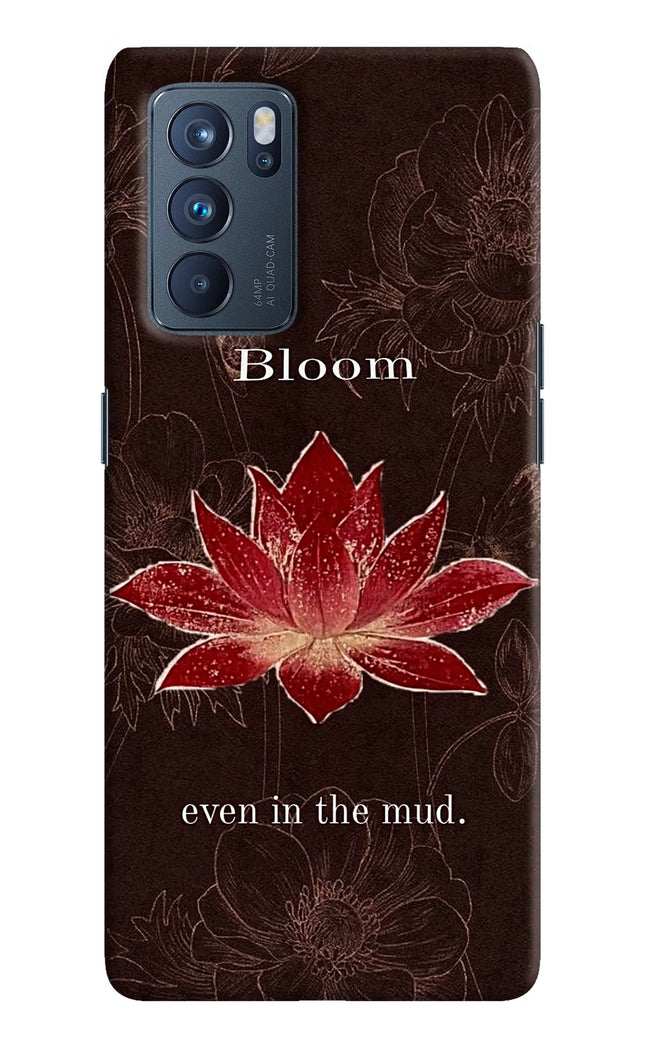 Bloom Oppo Reno6 Pro 5G Hard Case Back Cover by Casekaro
