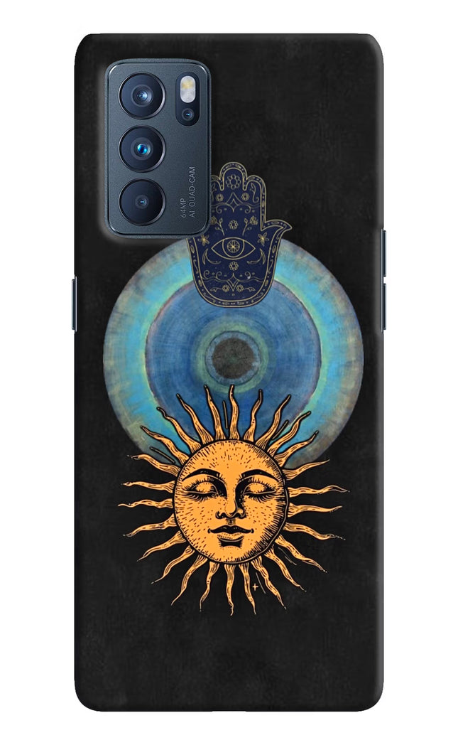 Divine Sun Oppo Reno6 Pro 5G Hard Case Back Cover by Casekaro