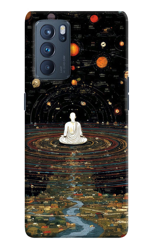 Space Monk Oppo Reno6 Pro 5G Hard Case Back Cover by Casekaro