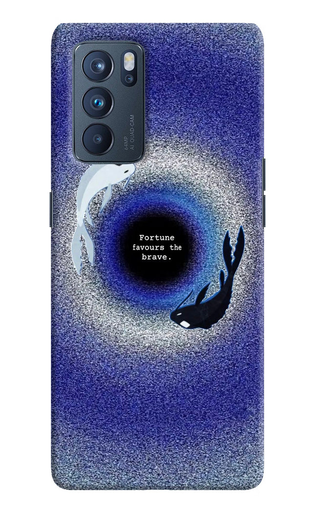Dark Koi Oppo Reno6 Pro 5G Hard Case Back Cover by Casekaro