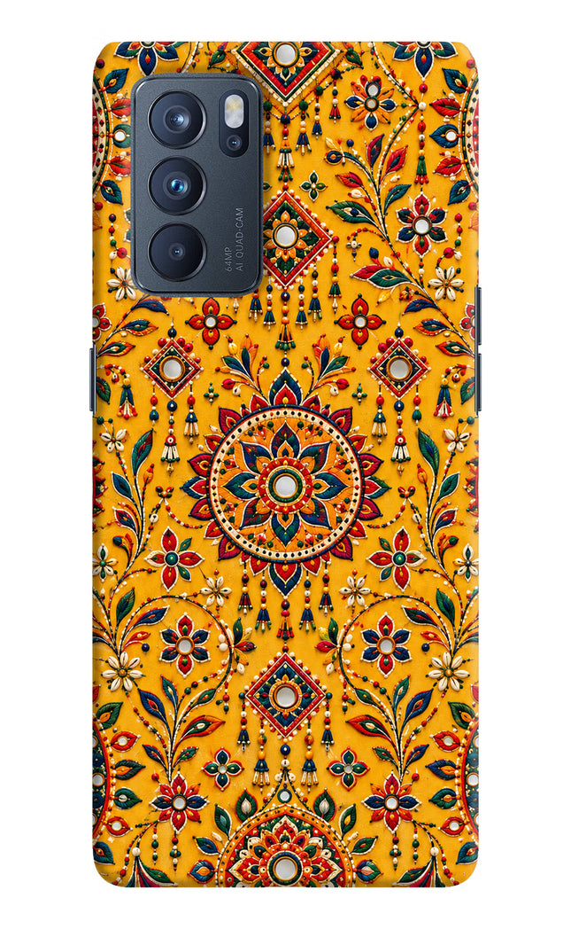 Sunlit Aura Oppo Reno6 Pro 5G Hard Case Back Cover by Casekaro