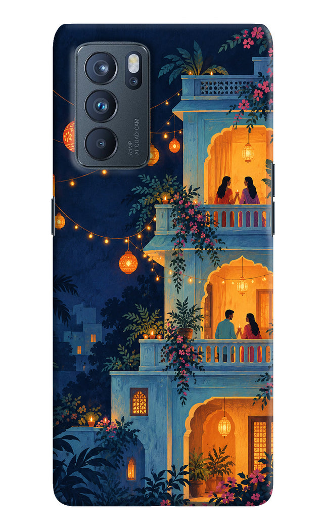 Balcony Glow Oppo Reno6 Pro 5G Hard Case Back Cover by Casekaro
