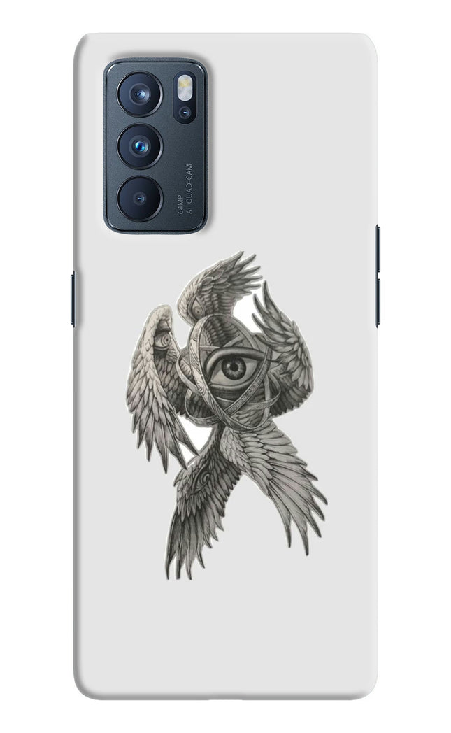 Accurate Angel Oppo Reno6 Pro 5G Hard Case Back Cover by Casekaro
