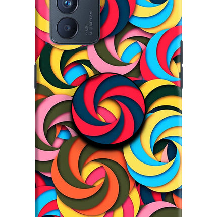 Spiral Pattern Oppo Reno6 Pro 5G Pop Case by Casekaro