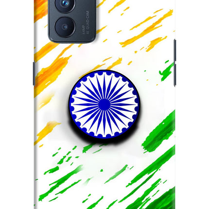 Indian Flag Ashoka Chakra Oppo Reno6 Pro 5G Pop Case by Casekaro