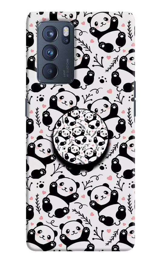 Cute Panda Oppo Reno6 Pro 5G Pop Case by Casekaro