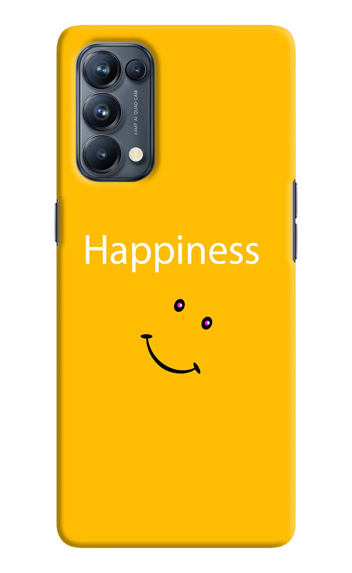 Happiness With Smiley Oppo Reno5 Pro 5G Hard Case Back Cover by Casekaro