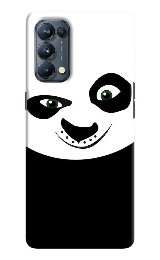 Panda Oppo Reno5 Pro 5G Hard Case Back Cover by Casekaro