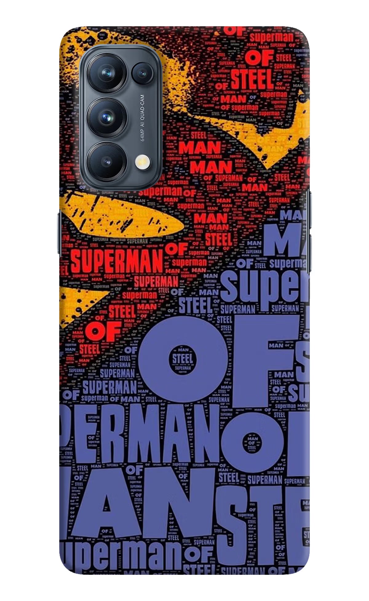 Superman Oppo Reno5 Pro 5G Hard Case Back Cover by Casekaro