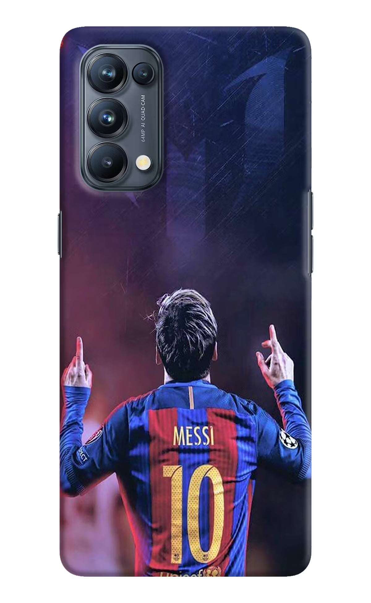 Messi Oppo Reno5 Pro 5G Hard Case Back Cover by Casekaro