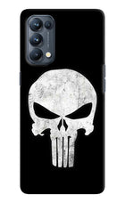 Punisher Skull Oppo Reno5 Pro 5G Hard Case Back Cover by Casekaro