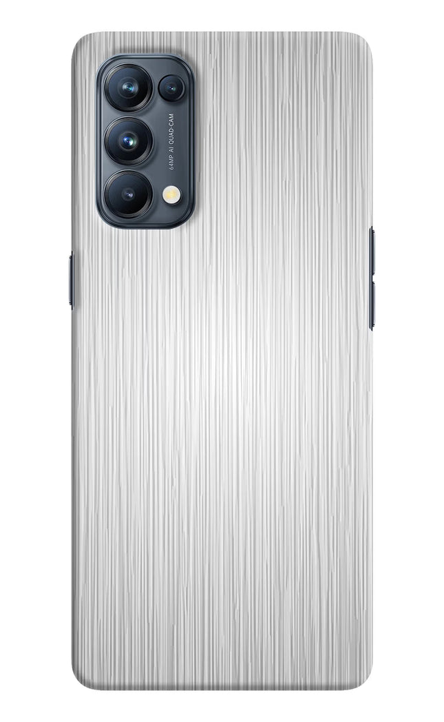 Wooden Grey Texture Oppo Reno5 Pro 5G Hard Case Back Cover by Casekaro