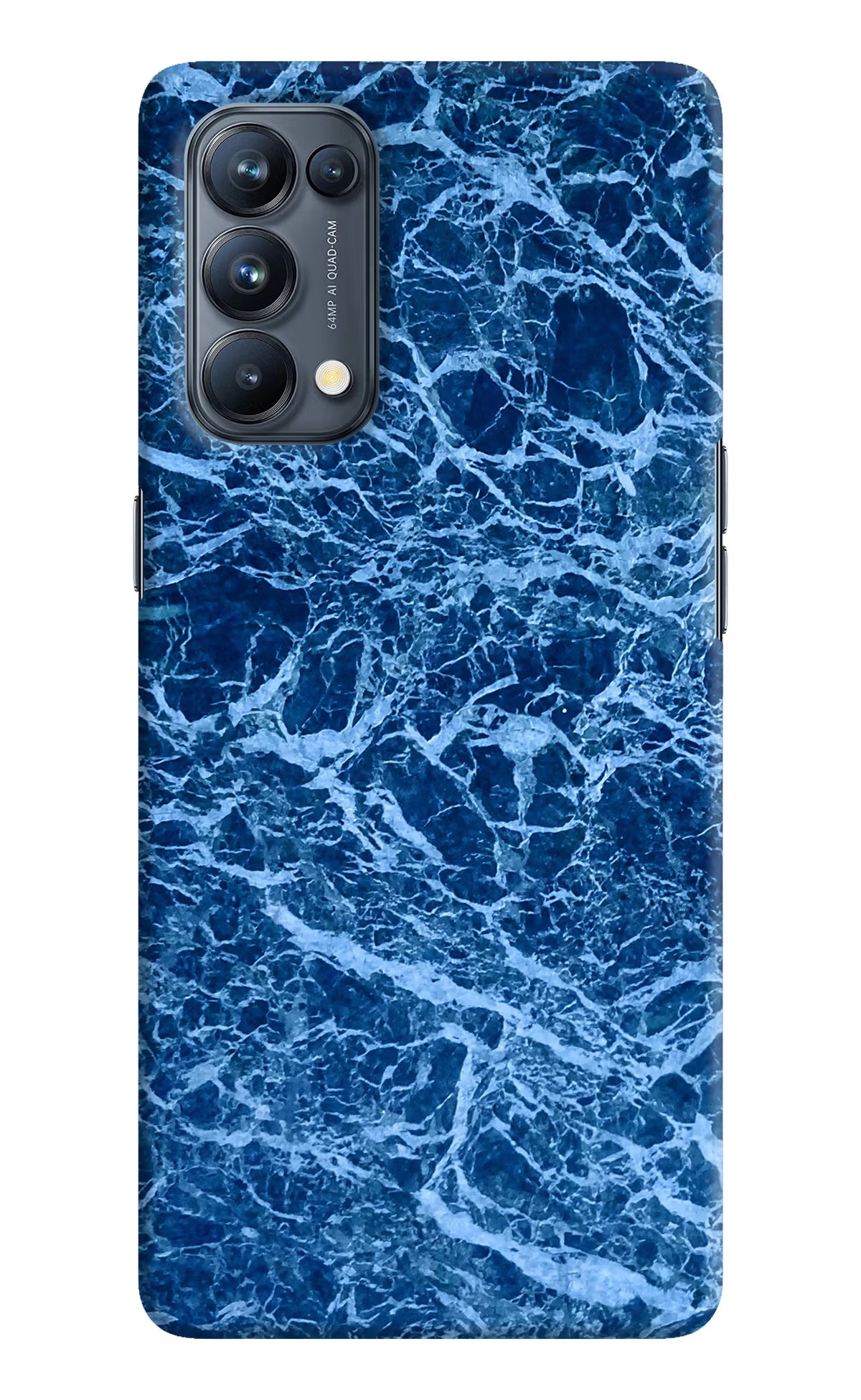 Blue Marble Oppo Reno5 Pro 5G Hard Case Back Cover by Casekaro