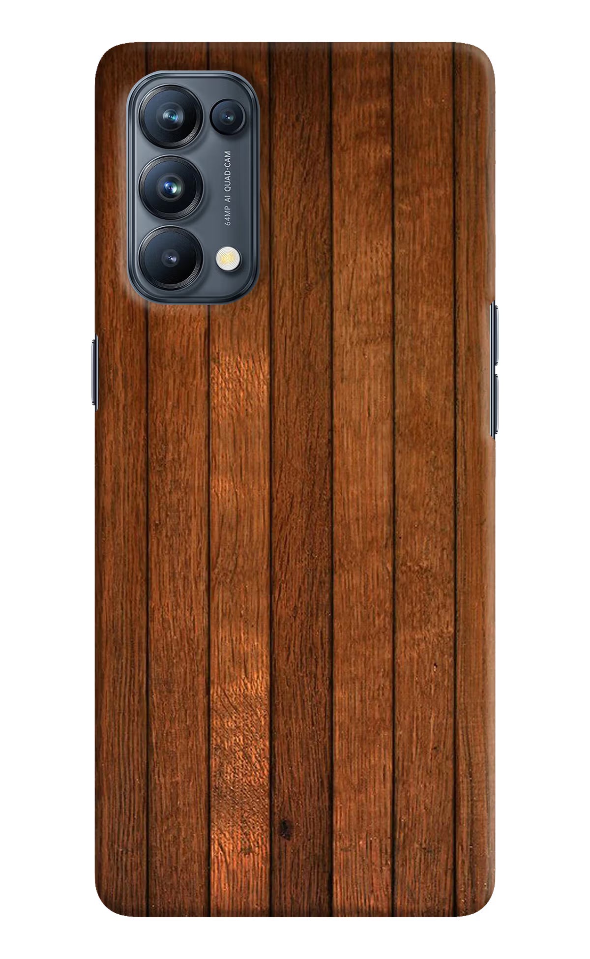 Wooden Artwork Bands Oppo Reno5 Pro 5G Hard Case Back Cover by Casekaro
