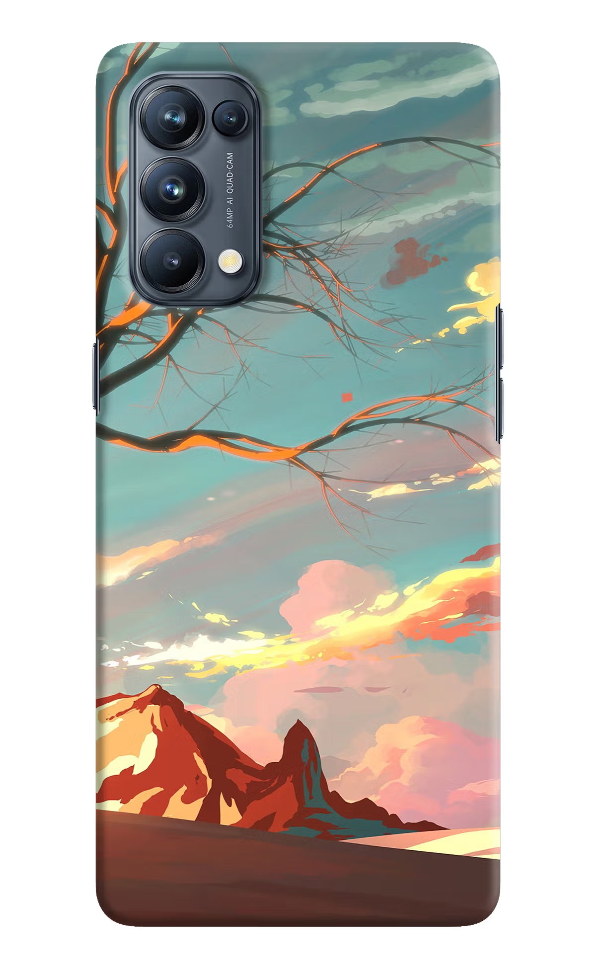 Scenery Oppo Reno5 Pro 5G Hard Case Back Cover by Casekaro