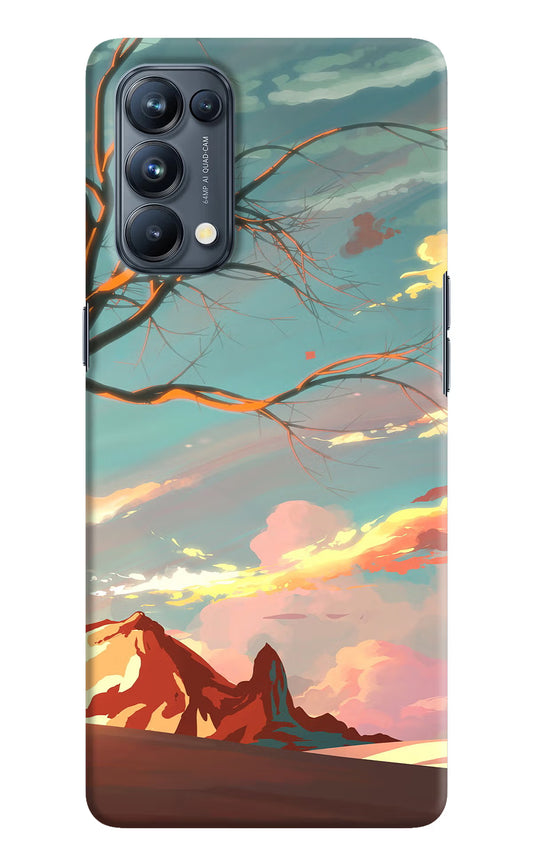 Scenery Oppo Reno5 Pro 5G Hard Case Back Cover by Casekaro
