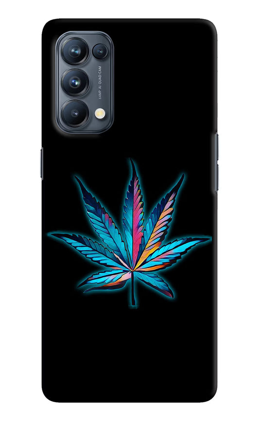 Weed Oppo Reno5 Pro 5G Hard Case Back Cover by Casekaro