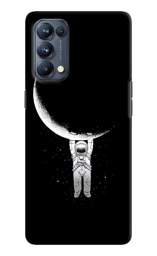Moon Space Oppo Reno5 Pro 5G Hard Case Back Cover by Casekaro