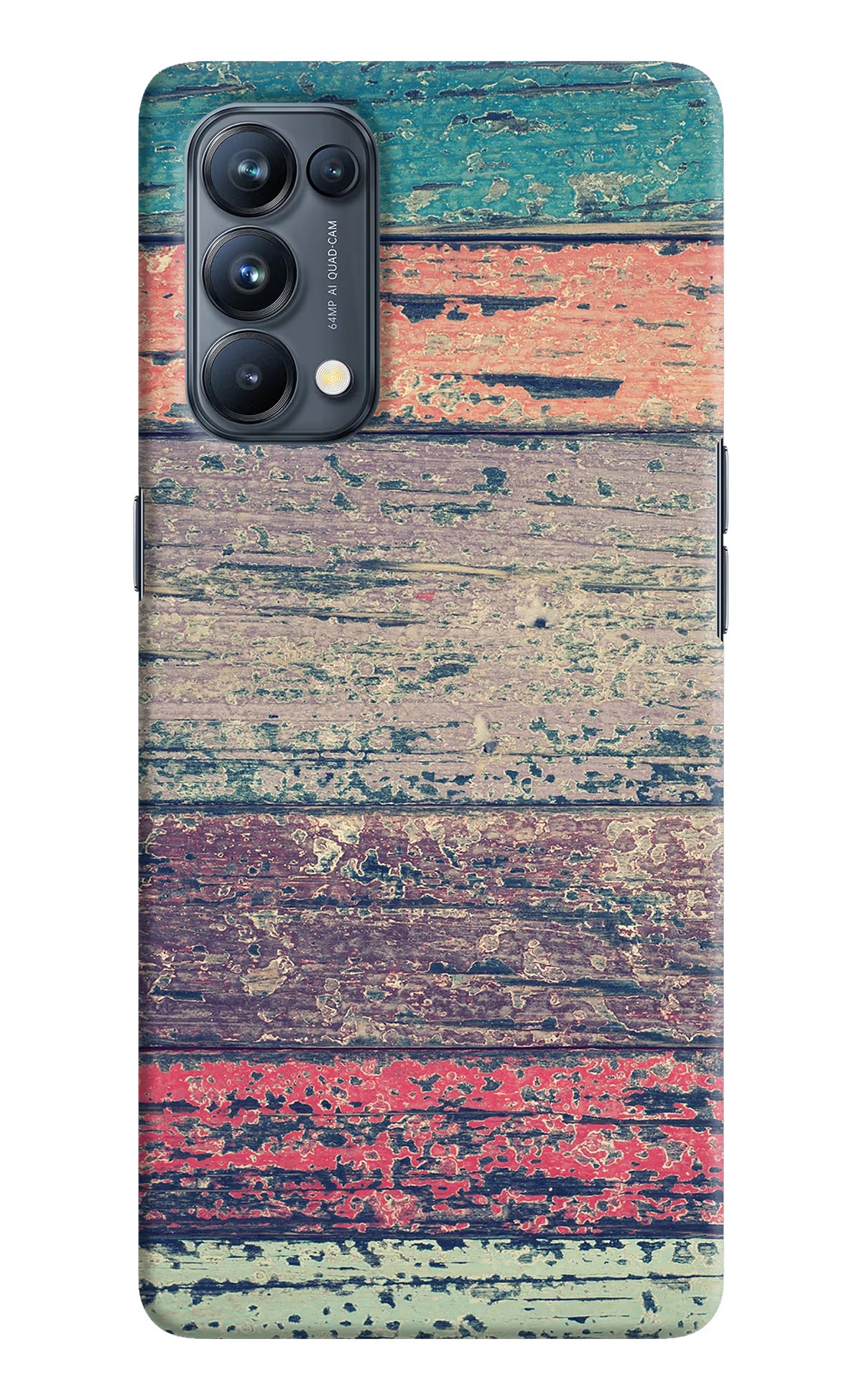 Colourful Wall Oppo Reno5 Pro 5G Hard Case Back Cover by Casekaro