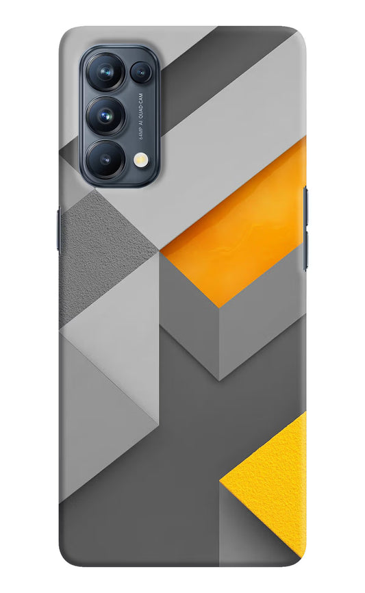 Abstract Oppo Reno5 Pro 5G Hard Case Back Cover by Casekaro