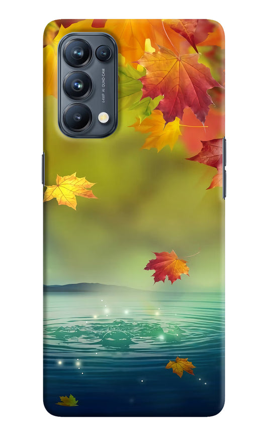 Flowers Oppo Reno5 Pro 5G Hard Case Back Cover by Casekaro