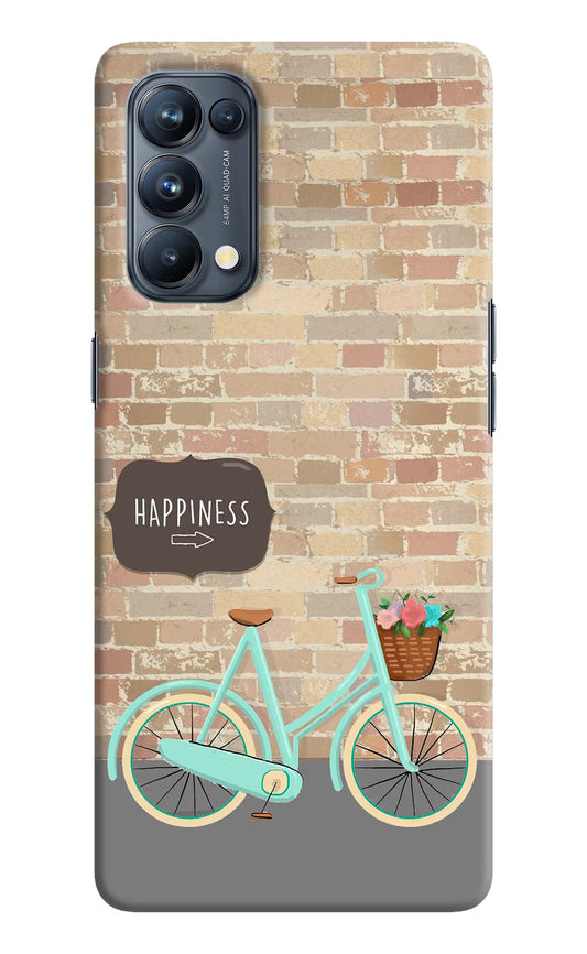 Happiness Artwork Oppo Reno5 Pro 5G Hard Case Back Cover by Casekaro