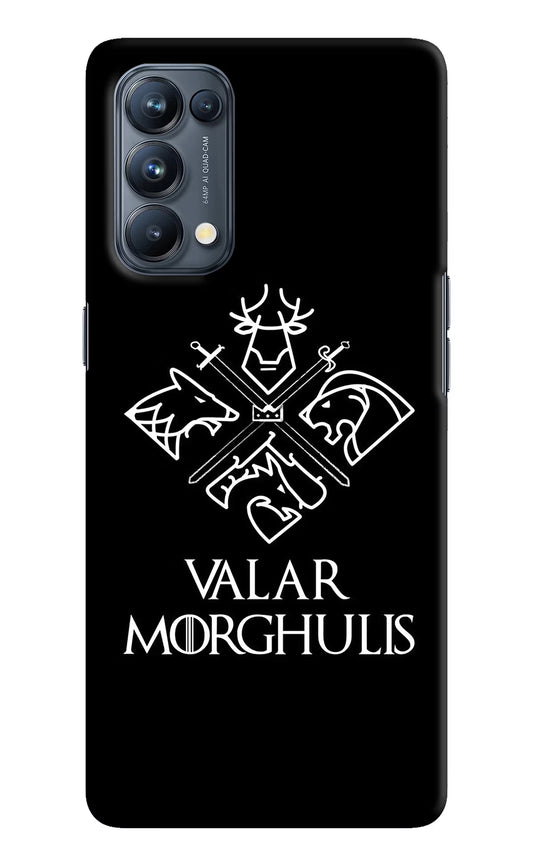Valar Morghulis | Game Of Thrones Oppo Reno5 Pro 5G Hard Case Back Cover by Casekaro