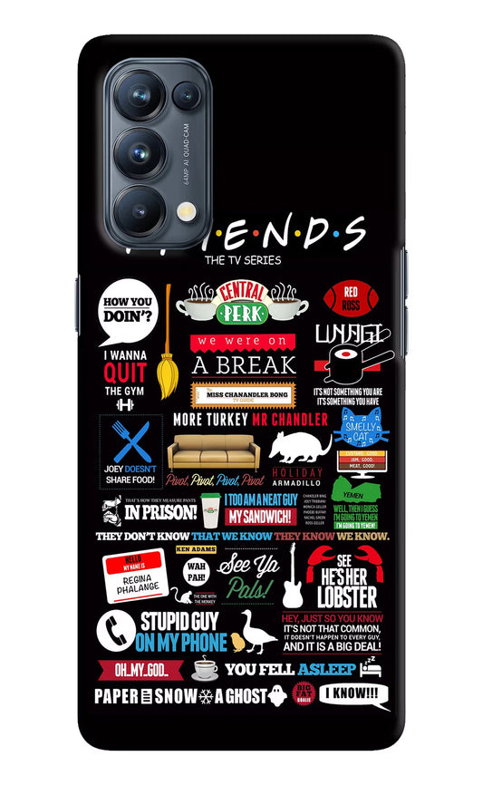FRIENDS Oppo Reno5 Pro 5G Hard Case Back Cover by Casekaro