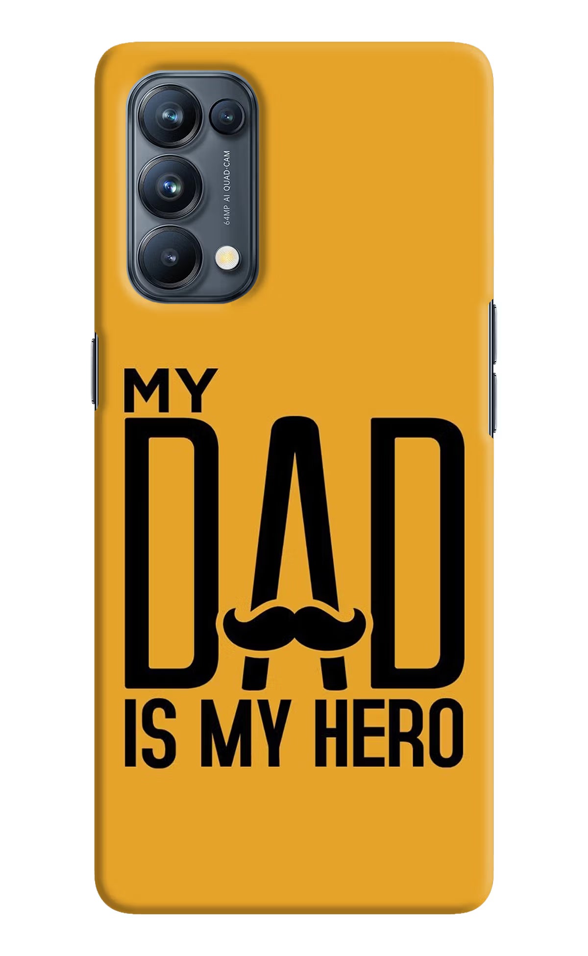My Dad Is My Hero Oppo Reno5 Pro 5G Hard Case Back Cover by Casekaro