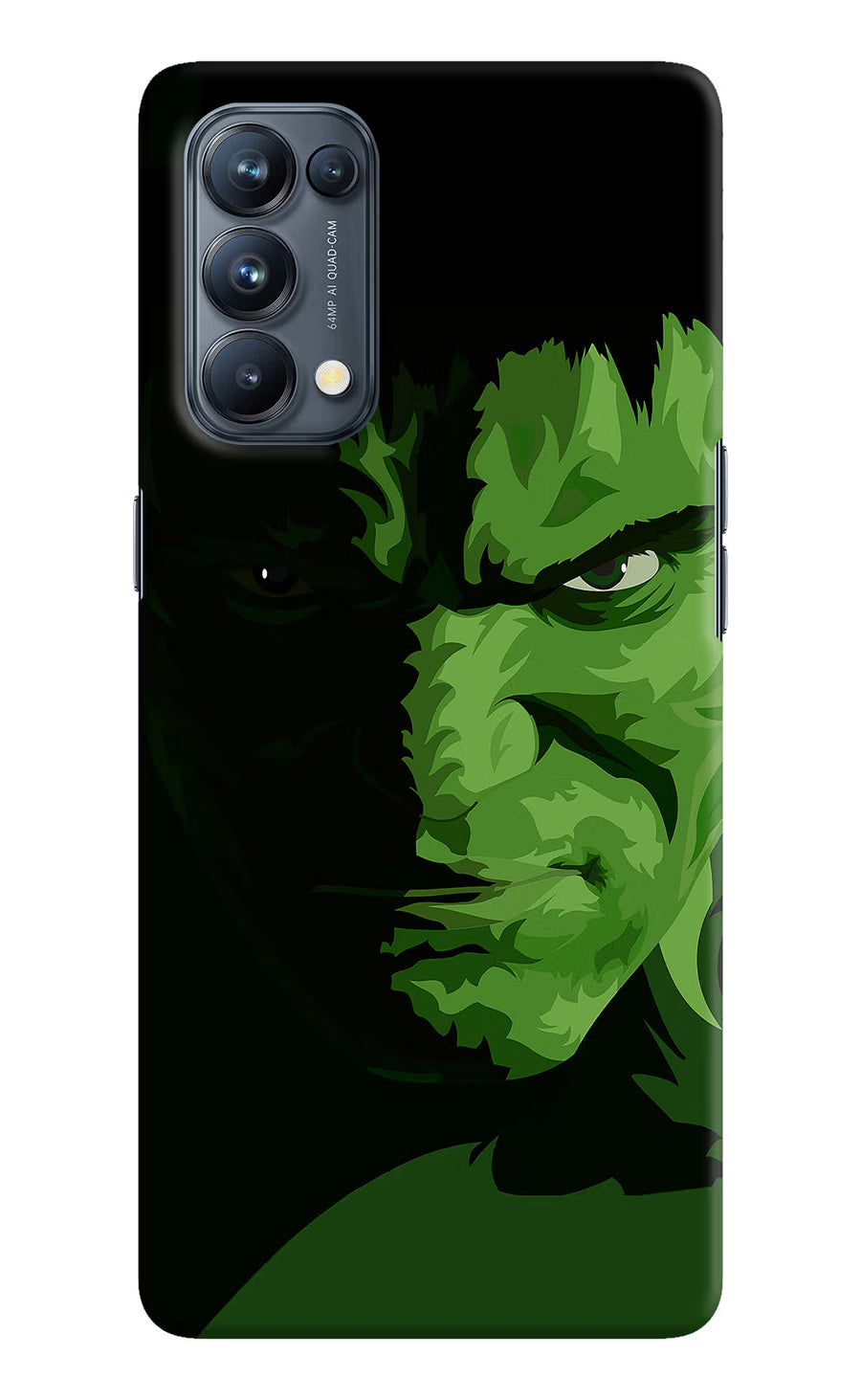 HULK Oppo Reno5 Pro 5G Back Cover, Hard case