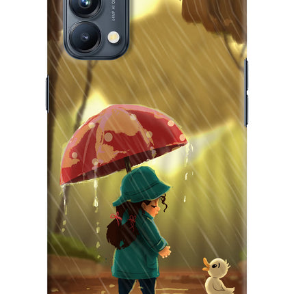 Rainy Day Oppo Reno5 Pro 5G Hard Case Back Cover by Casekaro