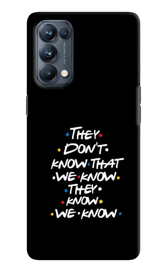 FRIENDS Dialogue Oppo Reno5 Pro 5G Hard Case Back Cover by Casekaro