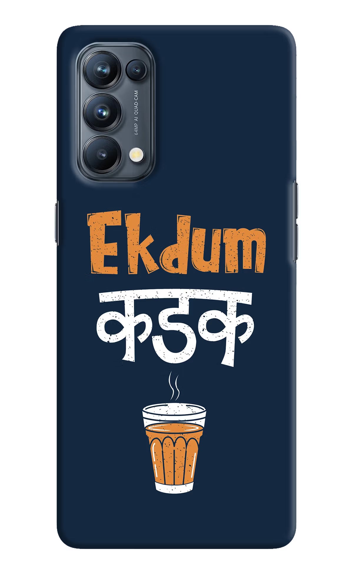 Ekdum Kadak Chai Oppo Reno5 Pro 5G Hard Case Back Cover by Casekaro