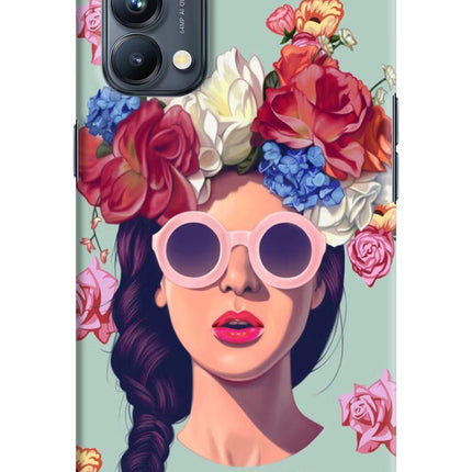 Pretty Girl Oppo Reno5 Pro 5G Hard Case Back Cover by Casekaro