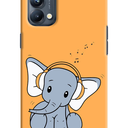 High On Music Oppo Reno5 Pro 5G Hard Case Back Cover by Casekaro