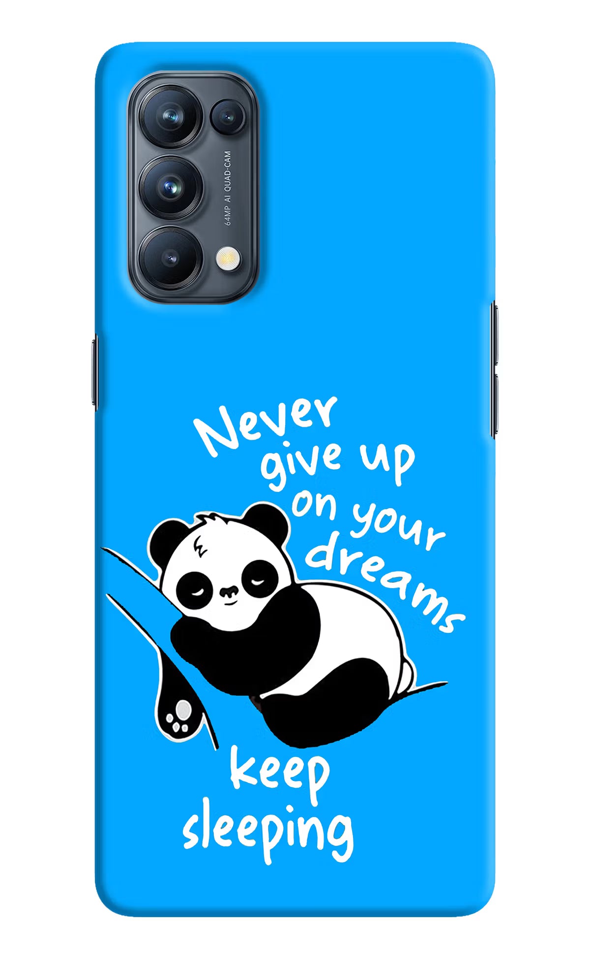Keep Sleeping Oppo Reno5 Pro 5G Hard Case Back Cover by Casekaro