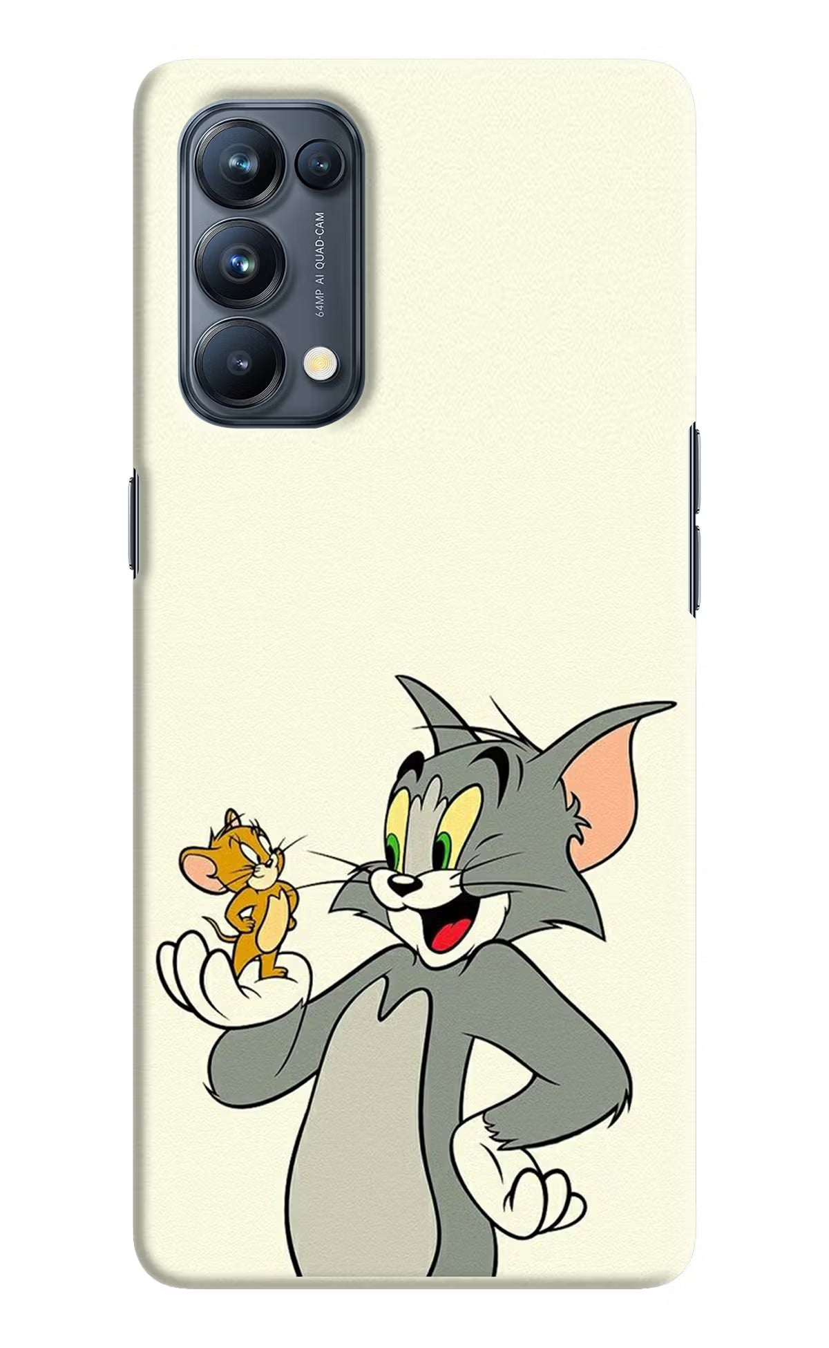 Tom & Jerry Oppo Reno5 Pro 5G Hard Case Back Cover by Casekaro